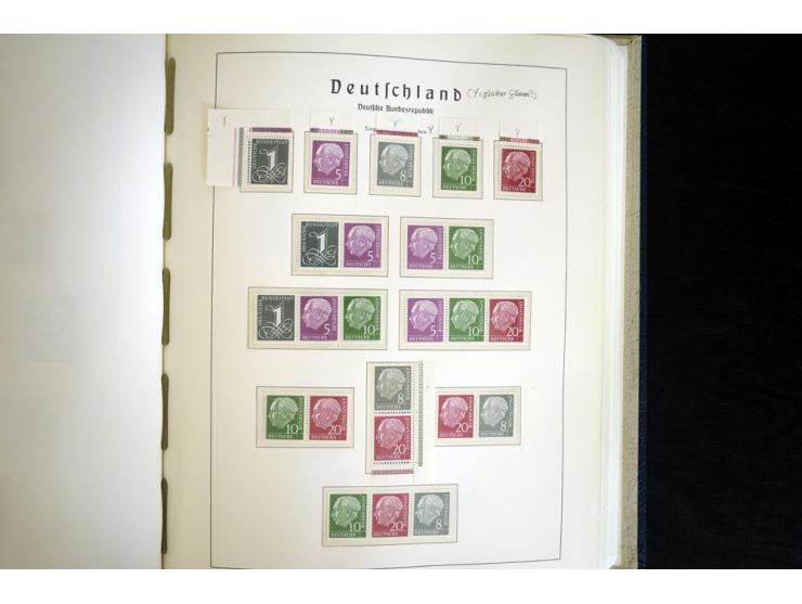 1949/90, postfrisch, in den Hauptnummern weit überkomplette Sammlung, dabei fast alle Werte aus Bogenecke, dabei u.a. Mi.-Nr.