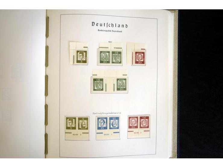 1949/90, postfrisch, in den Hauptnummern weit überkomplette Sammlung, dabei fast alle Werte aus Bogenecke, dabei u.a. Mi.-Nr.