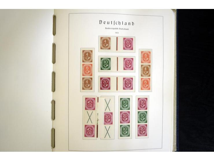1949/90, postfrisch, in den Hauptnummern weit überkomplette Sammlung, dabei fast alle Werte aus Bogenecke, dabei u.a. Mi.-Nr.