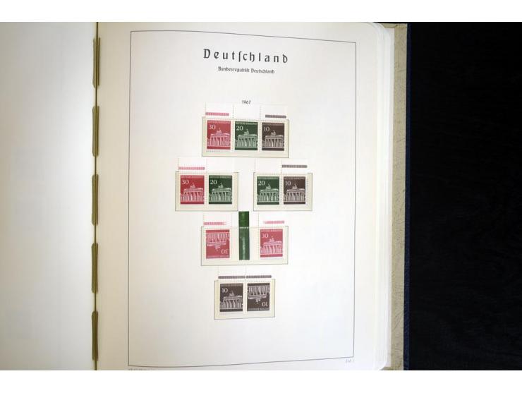 1949/90, postfrisch, in den Hauptnummern weit überkomplette Sammlung, dabei fast alle Werte aus Bogenecke, dabei u.a. Mi.-Nr.