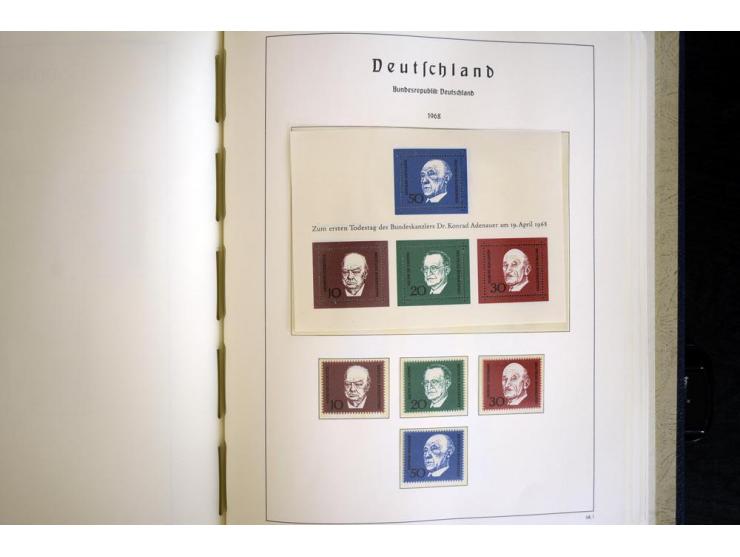 1949/90, postfrisch, in den Hauptnummern weit überkomplette Sammlung, dabei fast alle Werte aus Bogenecke, dabei u.a. Mi.-Nr.