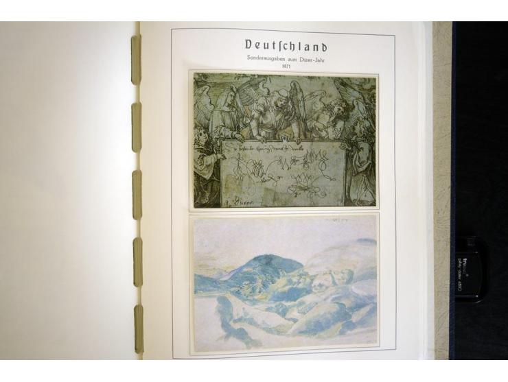 1949/90, postfrisch, in den Hauptnummern weit überkomplette Sammlung, dabei fast alle Werte aus Bogenecke, dabei u.a. Mi.-Nr.