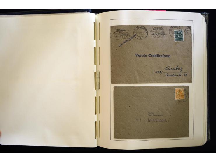 1949/90, gestempelte, in den Hauptnummern weit überkomplette Sammlung, dabei etliche Briefe teils mit guten Frankaturen, ein 