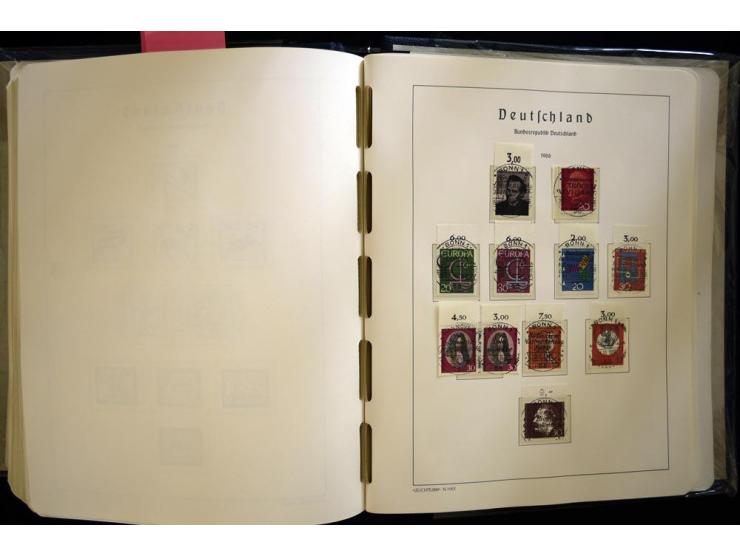 1949/90, gestempelte, in den Hauptnummern weit überkomplette Sammlung, dabei etliche Briefe teils mit guten Frankaturen, ein 