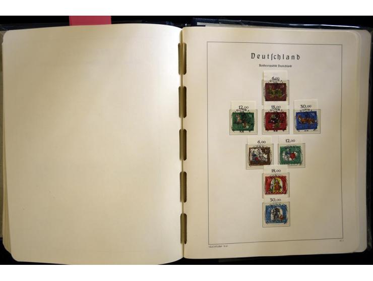 1949/90, gestempelte, in den Hauptnummern weit überkomplette Sammlung, dabei etliche Briefe teils mit guten Frankaturen, ein 