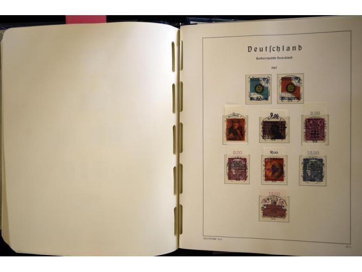 1949/90, gestempelte, in den Hauptnummern weit überkomplette Sammlung, dabei etliche Briefe teils mit guten Frankaturen, ein 