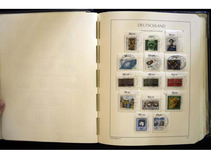 1949/90, gestempelte, in den Hauptnummern weit überkomplette Sammlung, dabei etliche Briefe teils mit guten Frankaturen, ein 