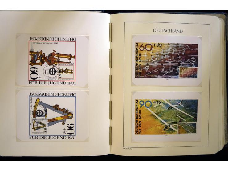 1949/90, gestempelte, in den Hauptnummern weit überkomplette Sammlung, dabei etliche Briefe teils mit guten Frankaturen, ein 
