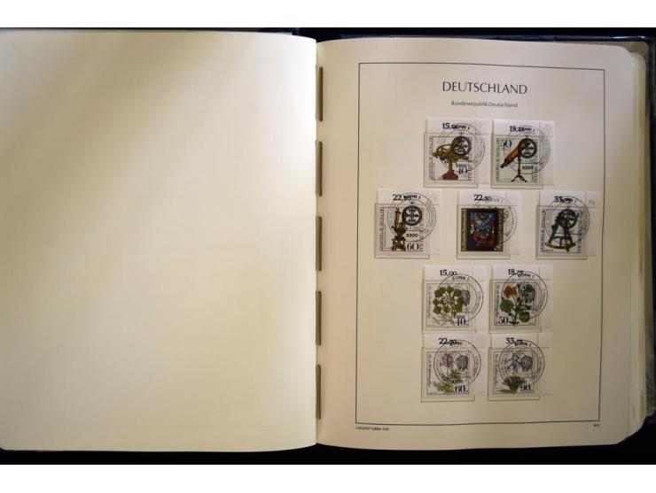 1949/90, gestempelte, in den Hauptnummern weit überkomplette Sammlung, dabei etliche Briefe teils mit guten Frankaturen, ein 