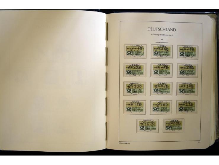 1949/90, gestempelte, in den Hauptnummern weit überkomplette Sammlung, dabei etliche Briefe teils mit guten Frankaturen, ein 
