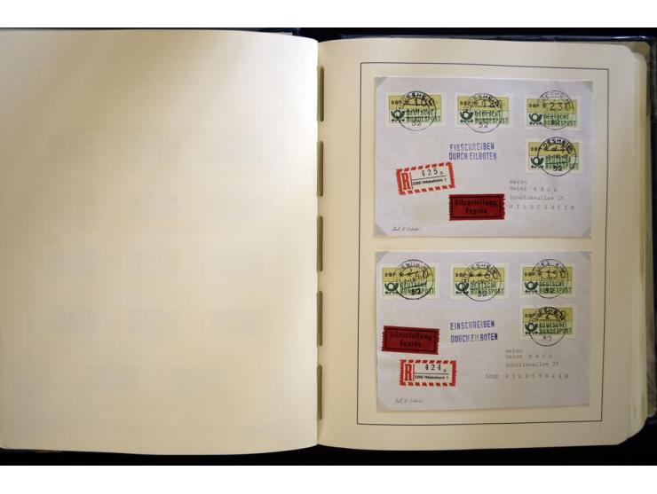 1949/90, gestempelte, in den Hauptnummern weit überkomplette Sammlung, dabei etliche Briefe teils mit guten Frankaturen, ein 
