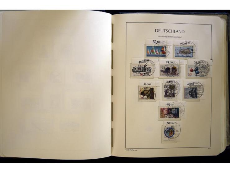 1949/90, gestempelte, in den Hauptnummern weit überkomplette Sammlung, dabei etliche Briefe teils mit guten Frankaturen, ein 