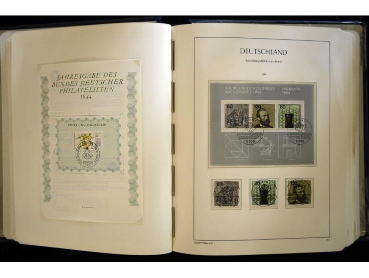 1949/90, gestempelte, in den Hauptnummern weit überkomplette Sammlung, dabei etliche Briefe teils mit guten Frankaturen, ein 