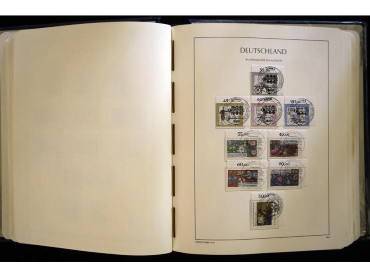 1949/90, gestempelte, in den Hauptnummern weit überkomplette Sammlung, dabei etliche Briefe teils mit guten Frankaturen, ein 