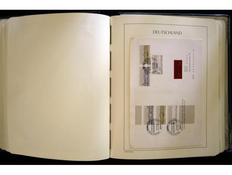 1949/90, gestempelte, in den Hauptnummern weit überkomplette Sammlung, dabei etliche Briefe teils mit guten Frankaturen, ein 
