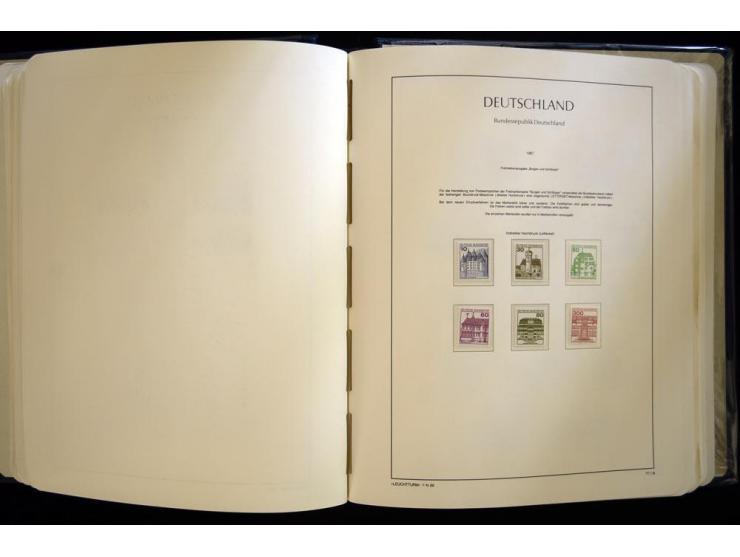 1949/90, gestempelte, in den Hauptnummern weit überkomplette Sammlung, dabei etliche Briefe teils mit guten Frankaturen, ein 