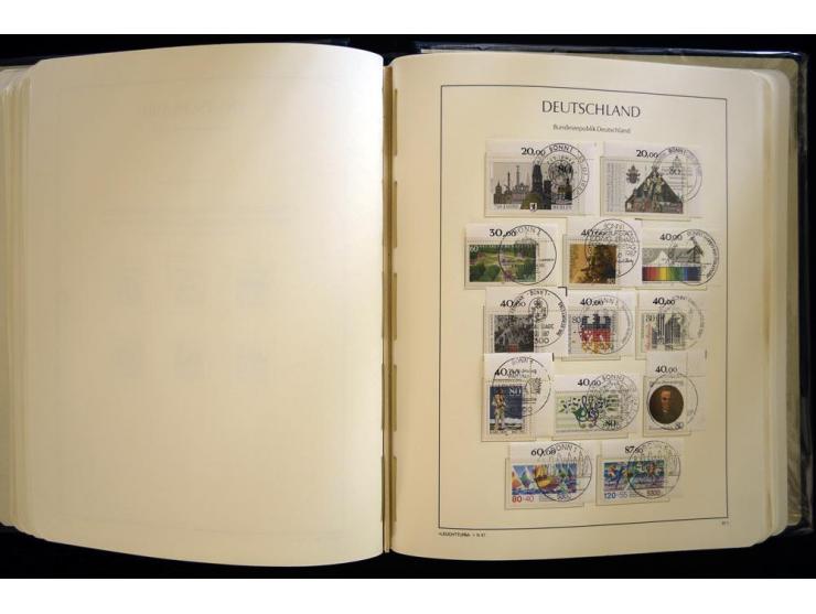 1949/90, gestempelte, in den Hauptnummern weit überkomplette Sammlung, dabei etliche Briefe teils mit guten Frankaturen, ein 