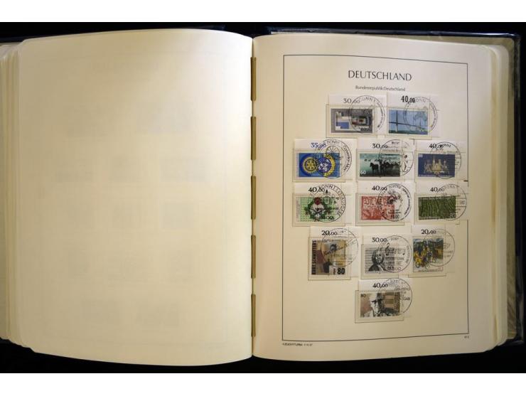 1949/90, gestempelte, in den Hauptnummern weit überkomplette Sammlung, dabei etliche Briefe teils mit guten Frankaturen, ein 