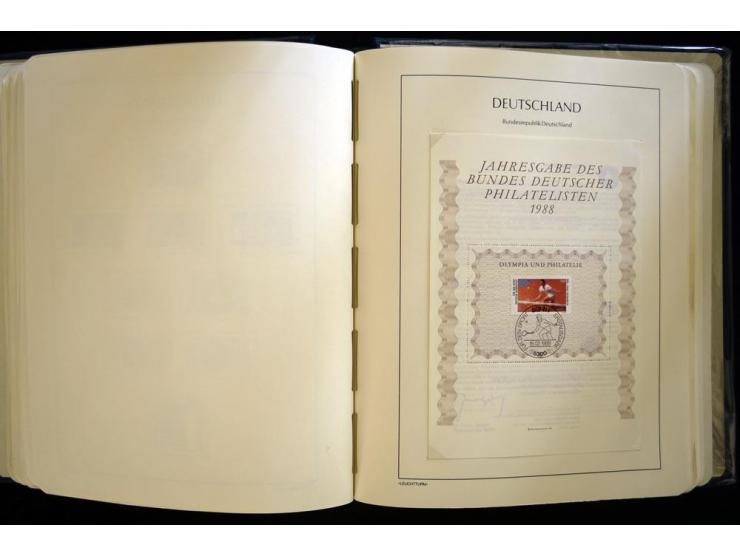 1949/90, gestempelte, in den Hauptnummern weit überkomplette Sammlung, dabei etliche Briefe teils mit guten Frankaturen, ein 
