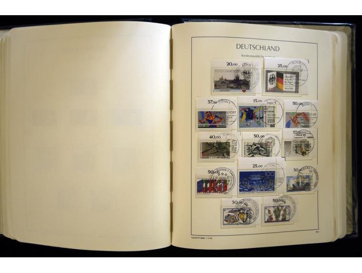 1949/90, gestempelte, in den Hauptnummern weit überkomplette Sammlung, dabei etliche Briefe teils mit guten Frankaturen, ein 