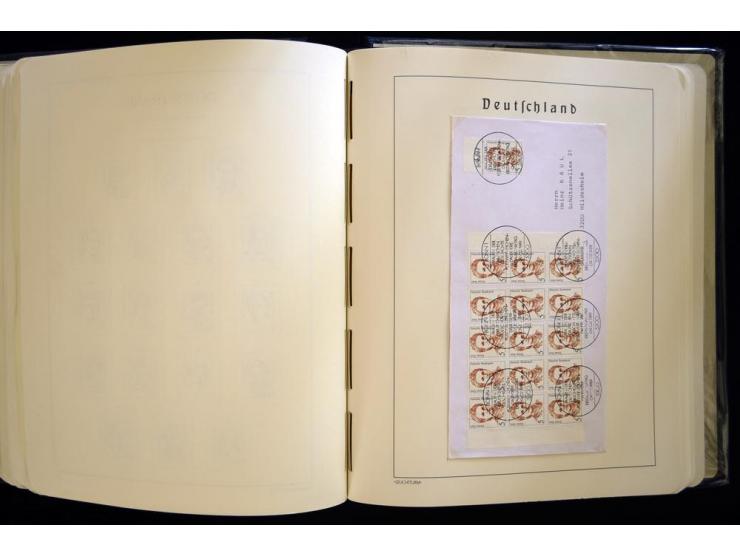 1949/90, gestempelte, in den Hauptnummern weit überkomplette Sammlung, dabei etliche Briefe teils mit guten Frankaturen, ein 