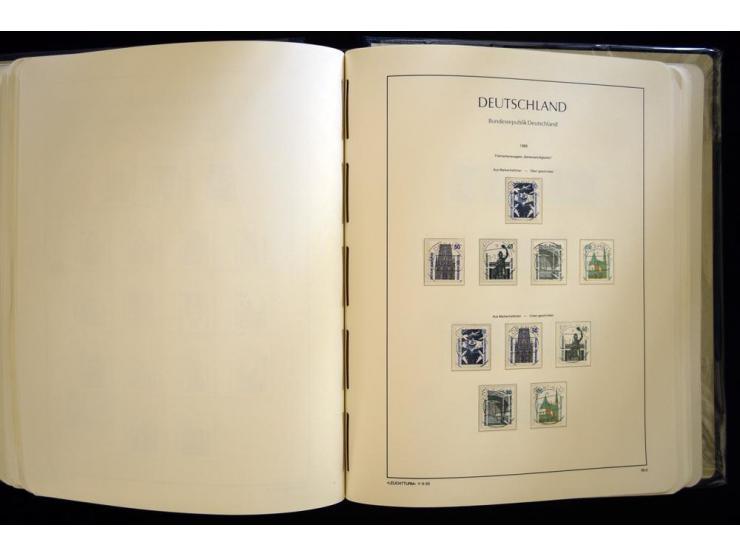 1949/90, gestempelte, in den Hauptnummern weit überkomplette Sammlung, dabei etliche Briefe teils mit guten Frankaturen, ein 