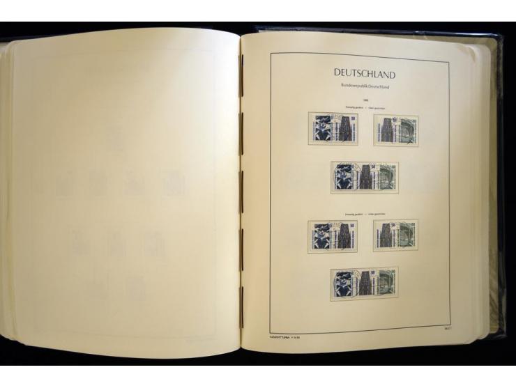 1949/90, gestempelte, in den Hauptnummern weit überkomplette Sammlung, dabei etliche Briefe teils mit guten Frankaturen, ein 