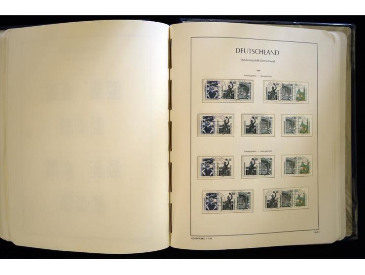1949/90, gestempelte, in den Hauptnummern weit überkomplette Sammlung, dabei etliche Briefe teils mit guten Frankaturen, ein 