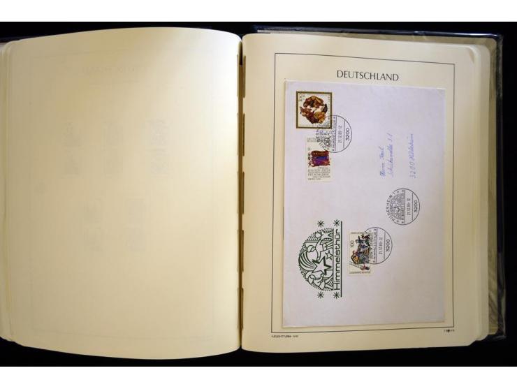 1949/90, gestempelte, in den Hauptnummern weit überkomplette Sammlung, dabei etliche Briefe teils mit guten Frankaturen, ein 