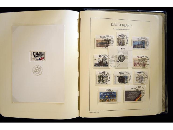 1949/90, gestempelte, in den Hauptnummern weit überkomplette Sammlung, dabei etliche Briefe teils mit guten Frankaturen, ein 