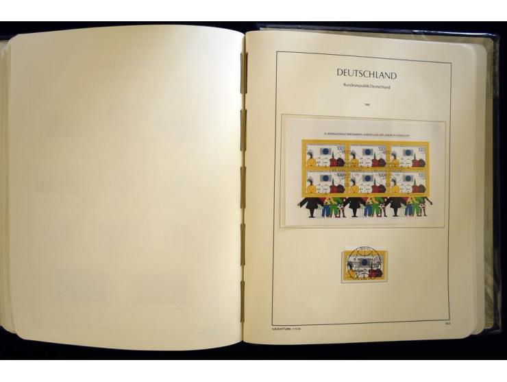 1949/90, gestempelte, in den Hauptnummern weit überkomplette Sammlung, dabei etliche Briefe teils mit guten Frankaturen, ein 