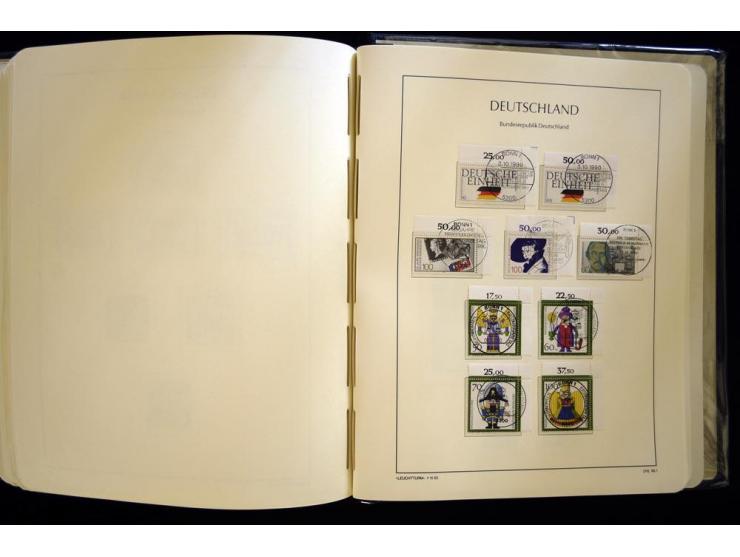1949/90, gestempelte, in den Hauptnummern weit überkomplette Sammlung, dabei etliche Briefe teils mit guten Frankaturen, ein 