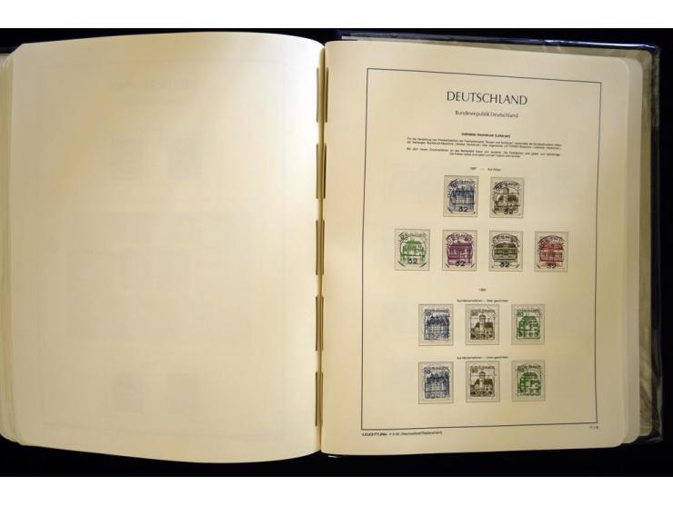 1949/90, gestempelte, in den Hauptnummern weit überkomplette Sammlung, dabei etliche Briefe teils mit guten Frankaturen, ein 