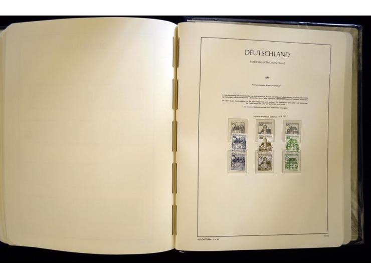 1949/90, gestempelte, in den Hauptnummern weit überkomplette Sammlung, dabei etliche Briefe teils mit guten Frankaturen, ein 