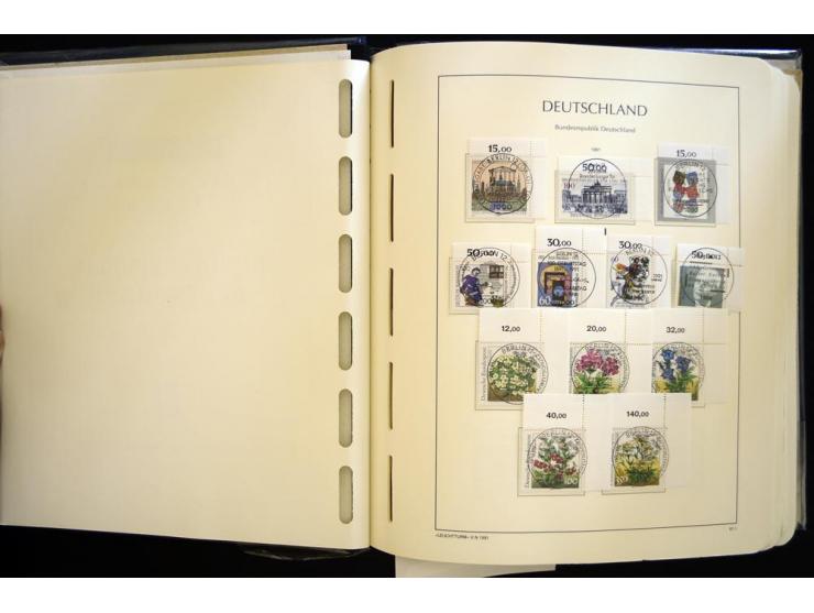1949/90, gestempelte, in den Hauptnummern weit überkomplette Sammlung, dabei etliche Briefe teils mit guten Frankaturen, ein 