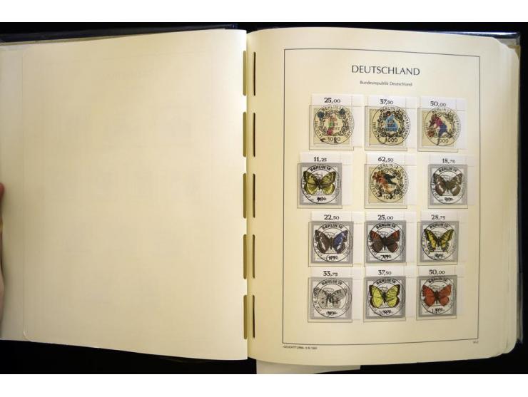 1949/90, gestempelte, in den Hauptnummern weit überkomplette Sammlung, dabei etliche Briefe teils mit guten Frankaturen, ein 