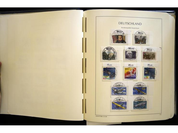 1949/90, gestempelte, in den Hauptnummern weit überkomplette Sammlung, dabei etliche Briefe teils mit guten Frankaturen, ein 