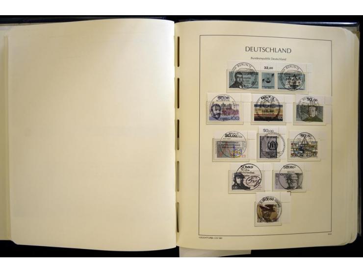 1949/90, gestempelte, in den Hauptnummern weit überkomplette Sammlung, dabei etliche Briefe teils mit guten Frankaturen, ein 