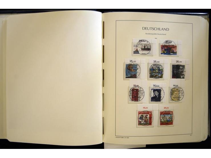 1949/90, gestempelte, in den Hauptnummern weit überkomplette Sammlung, dabei etliche Briefe teils mit guten Frankaturen, ein 