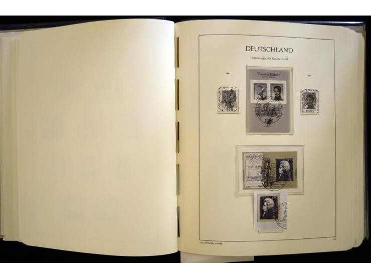 1949/90, gestempelte, in den Hauptnummern weit überkomplette Sammlung, dabei etliche Briefe teils mit guten Frankaturen, ein 
