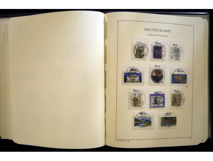 1949/90, gestempelte, in den Hauptnummern weit überkomplette Sammlung, dabei etliche Briefe teils mit guten Frankaturen, ein 