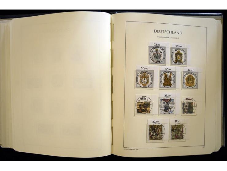 1949/90, gestempelte, in den Hauptnummern weit überkomplette Sammlung, dabei etliche Briefe teils mit guten Frankaturen, ein 