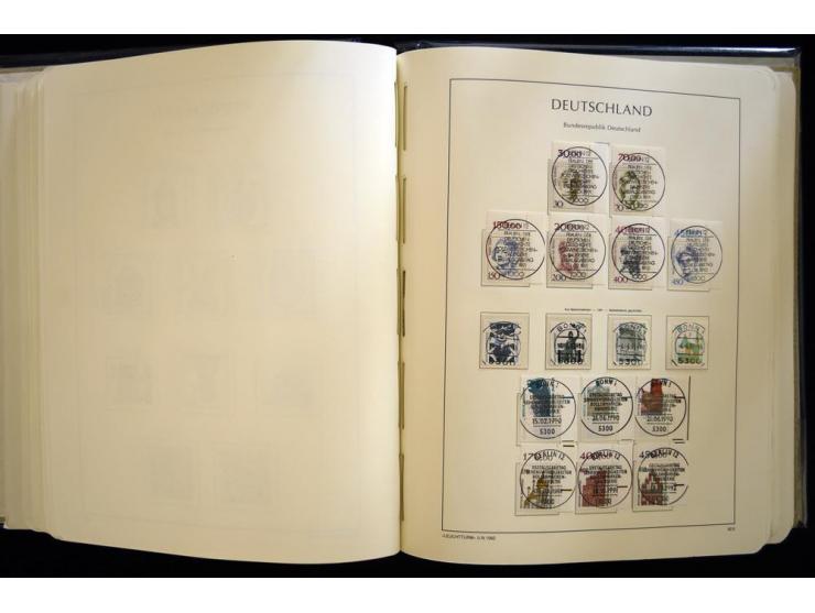 1949/90, gestempelte, in den Hauptnummern weit überkomplette Sammlung, dabei etliche Briefe teils mit guten Frankaturen, ein 