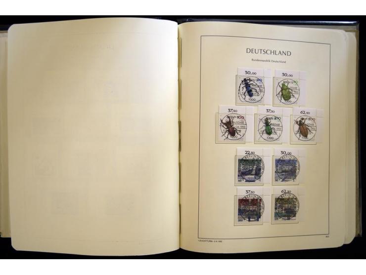 1949/90, gestempelte, in den Hauptnummern weit überkomplette Sammlung, dabei etliche Briefe teils mit guten Frankaturen, ein 