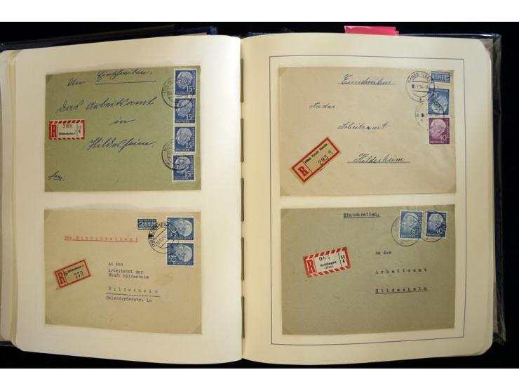 1949/90, gestempelte, in den Hauptnummern weit überkomplette Sammlung, dabei etliche Briefe teils mit guten Frankaturen, ein 