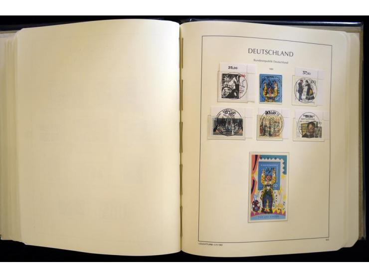 1949/90, gestempelte, in den Hauptnummern weit überkomplette Sammlung, dabei etliche Briefe teils mit guten Frankaturen, ein 