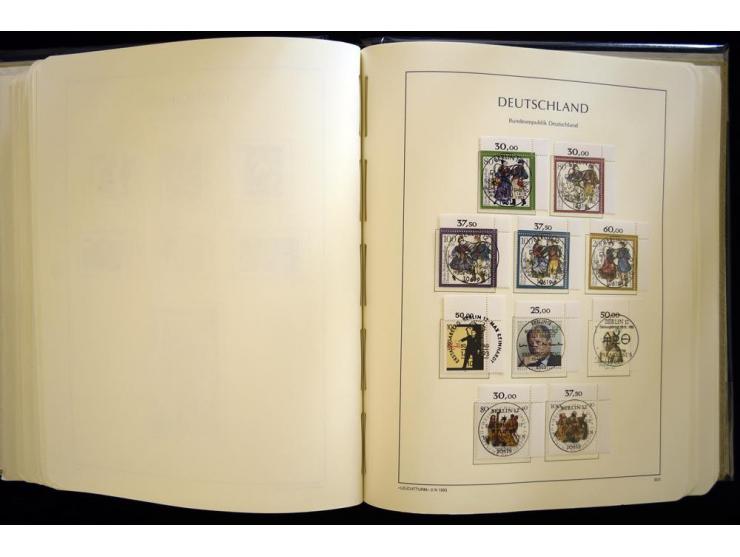 1949/90, gestempelte, in den Hauptnummern weit überkomplette Sammlung, dabei etliche Briefe teils mit guten Frankaturen, ein 