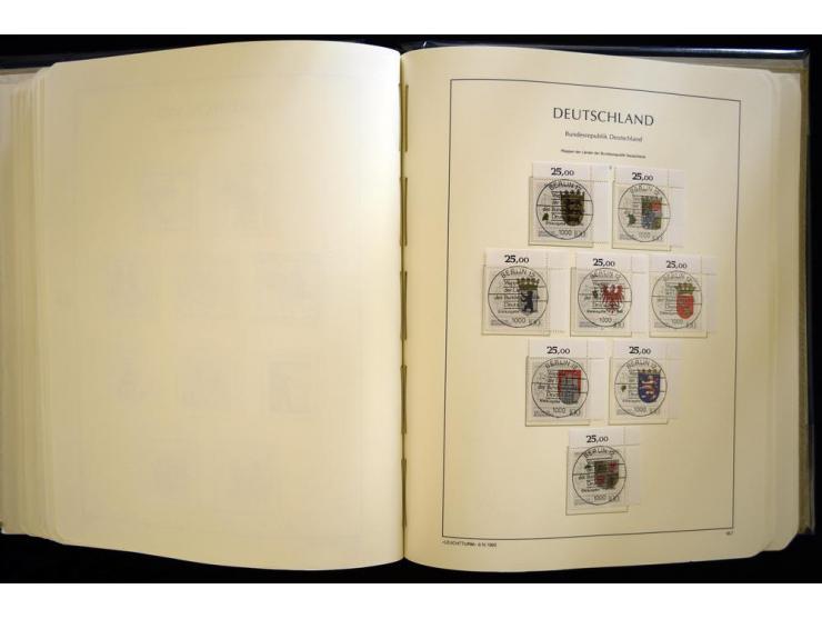 1949/90, gestempelte, in den Hauptnummern weit überkomplette Sammlung, dabei etliche Briefe teils mit guten Frankaturen, ein 