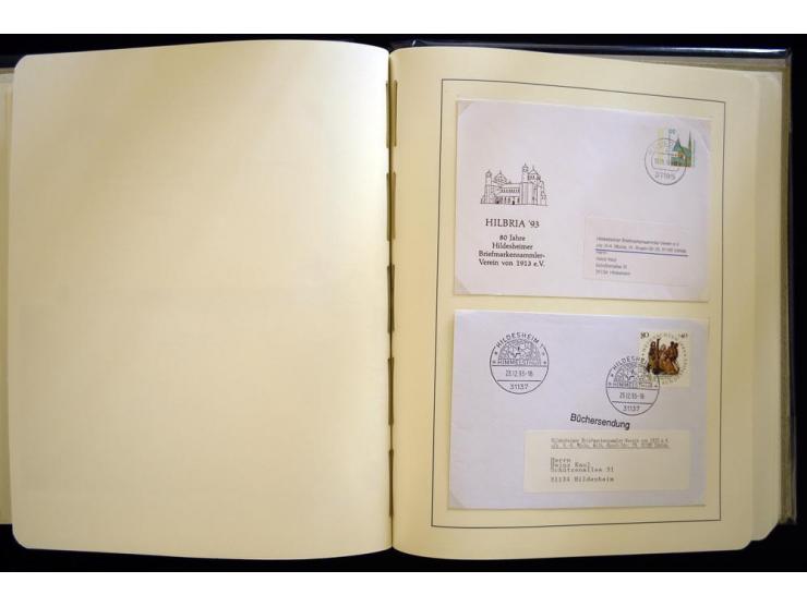 1949/90, gestempelte, in den Hauptnummern weit überkomplette Sammlung, dabei etliche Briefe teils mit guten Frankaturen, ein 