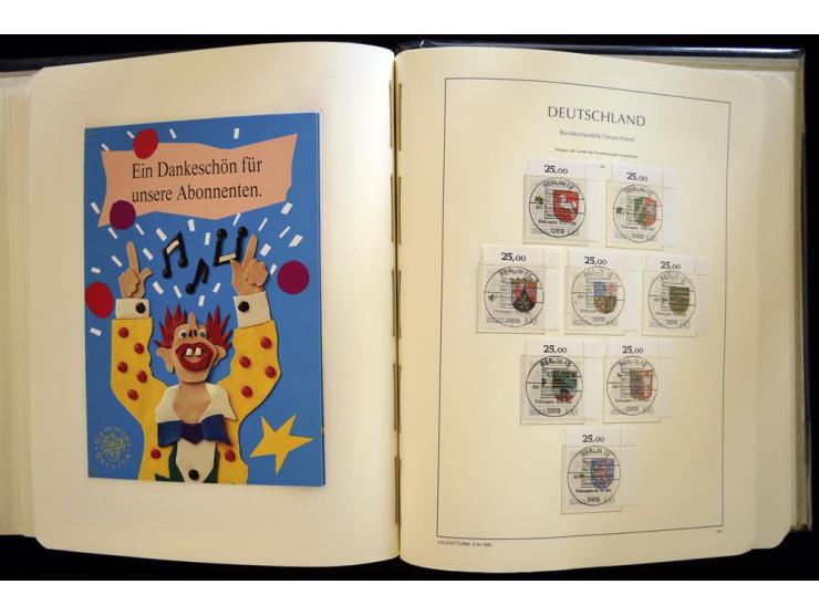 1949/90, gestempelte, in den Hauptnummern weit überkomplette Sammlung, dabei etliche Briefe teils mit guten Frankaturen, ein 